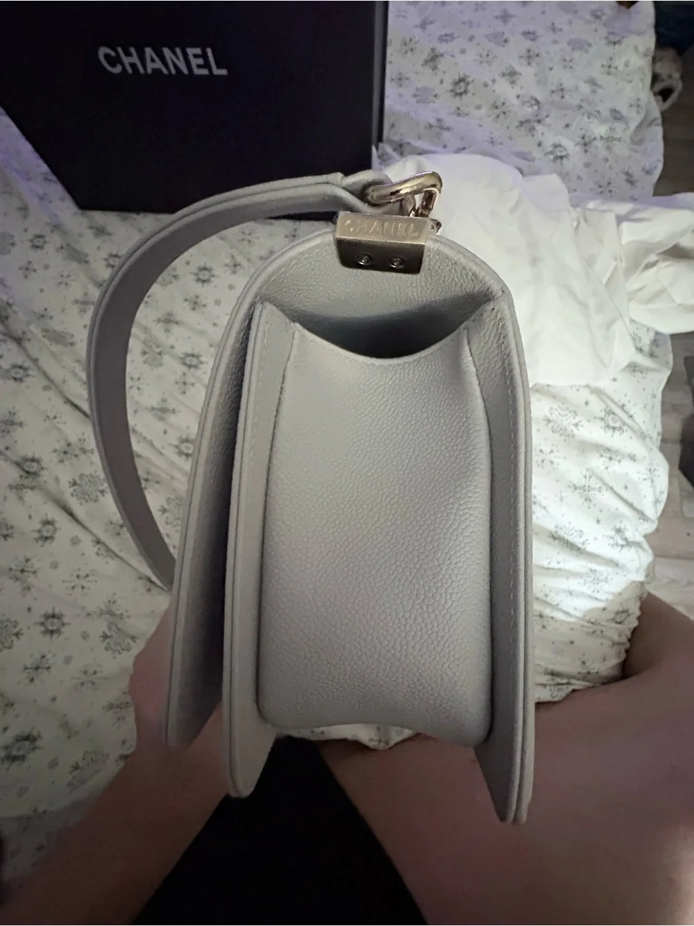 Chanel Old Medium Caviar Boy Bag